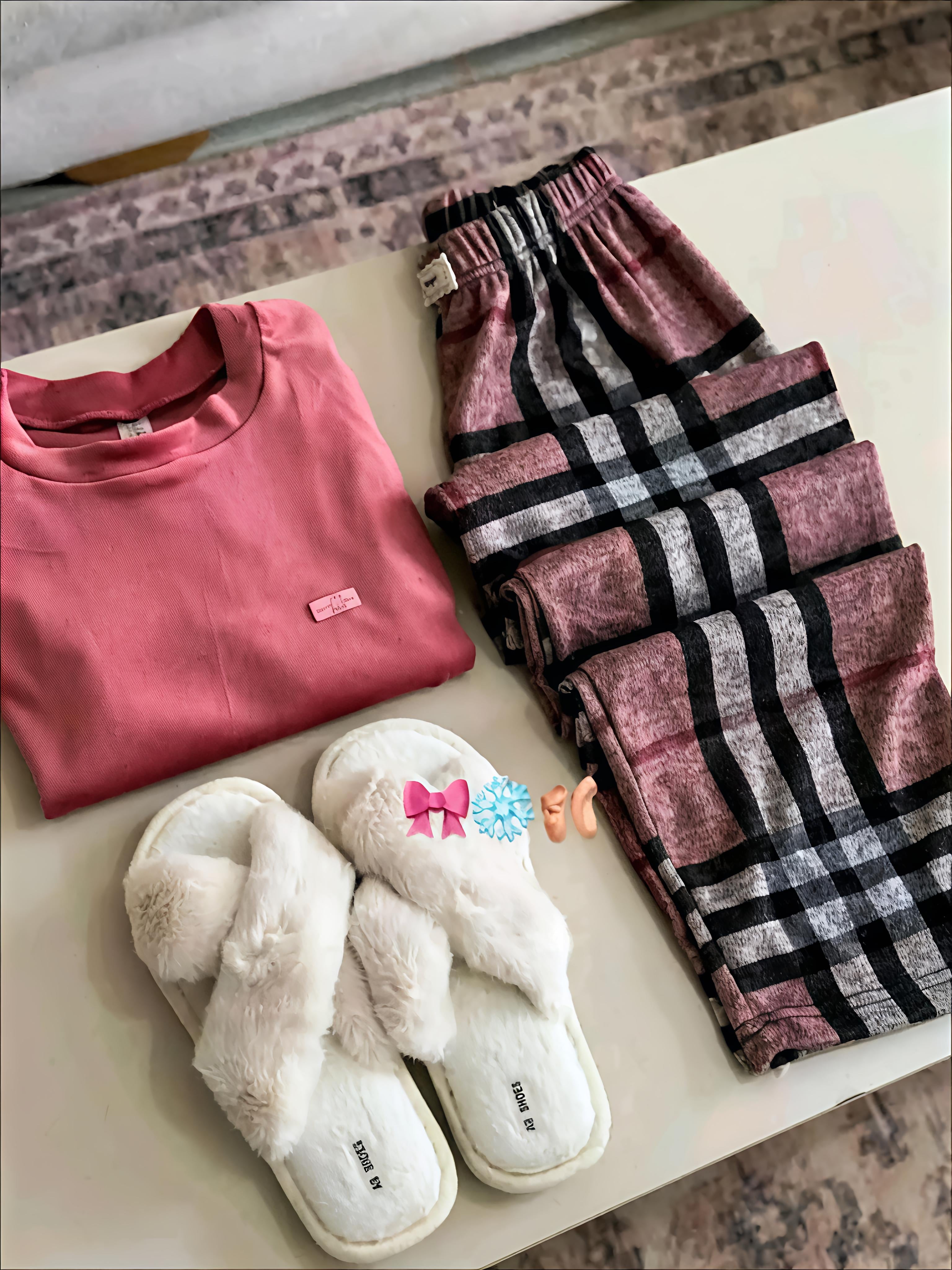 بيجاما شتوية راقية من شركة LARA – خامة ناعمة ومريحة